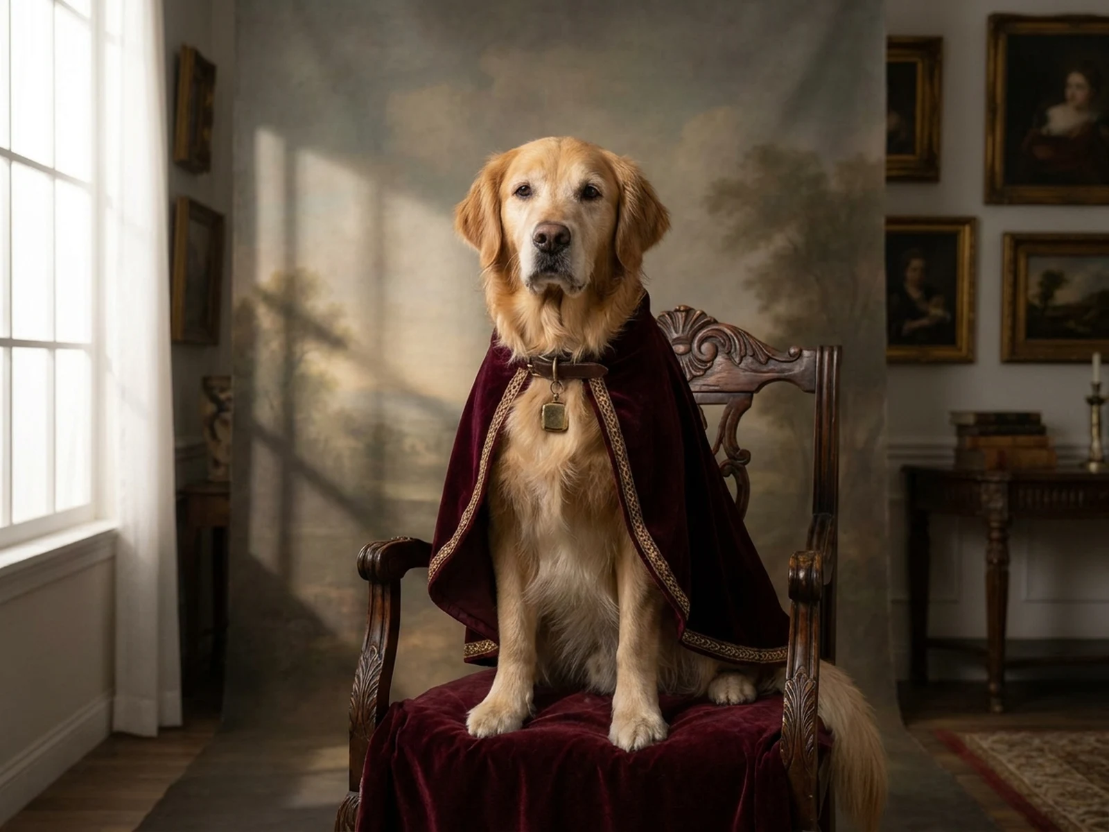 Ai-royal-pet-portrait hero image for royal pet portraits with clear subject detail and polished composition