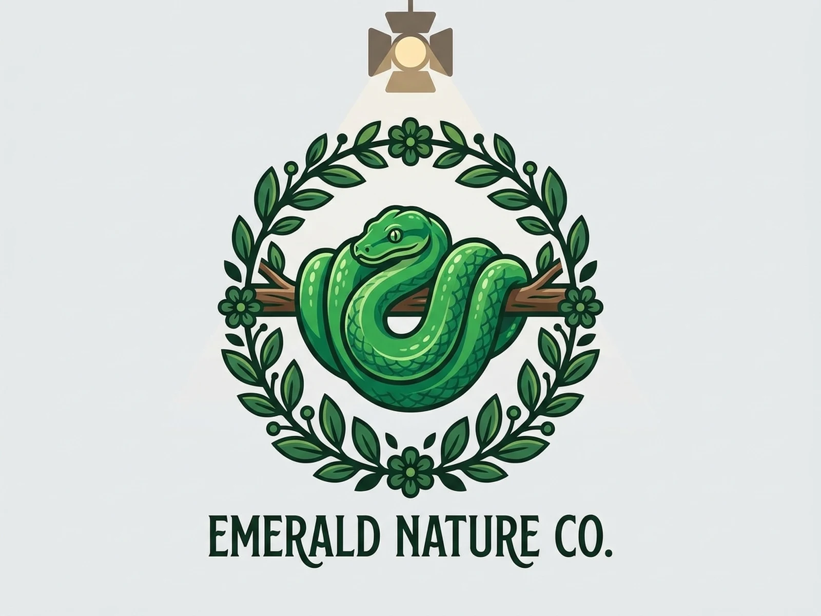 AI Snake Generator example showing terrarium habitat scene with controlled lighting and clear composition