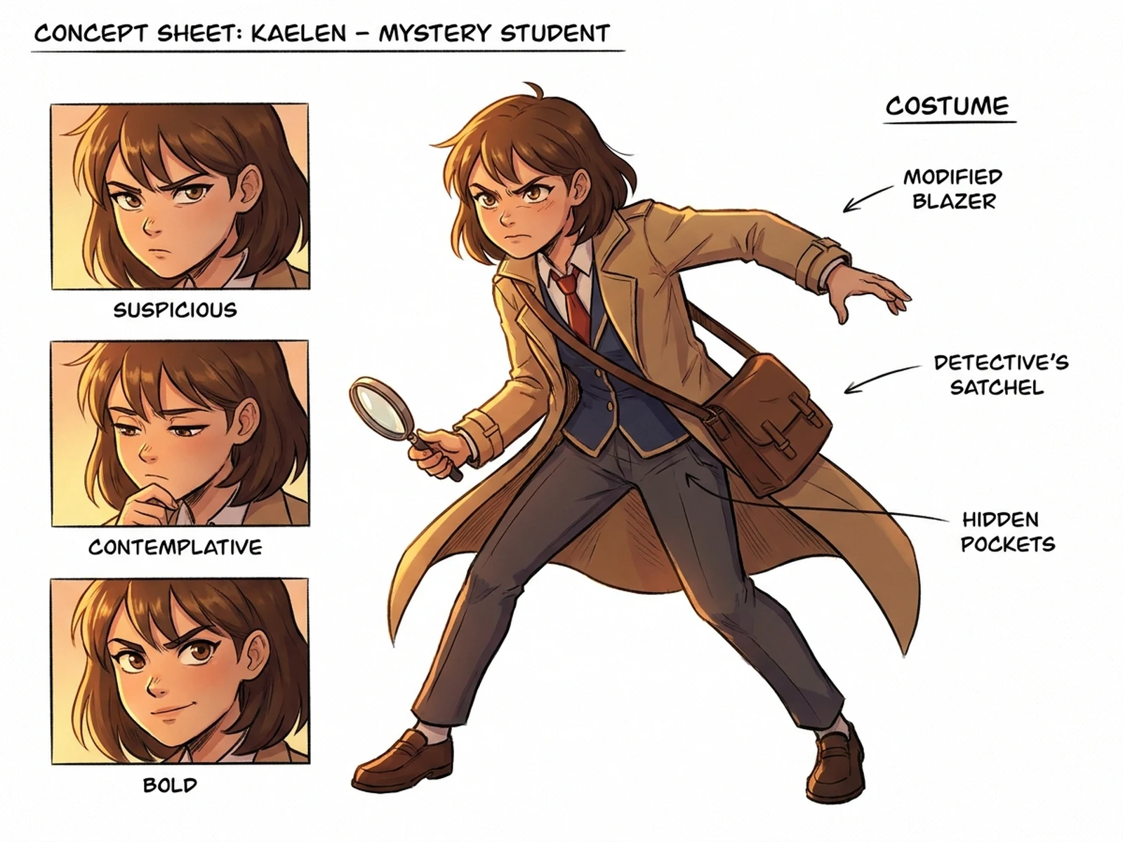 Danganronpa AI Generator example showing visual novel portrait with controlled lighting and clear composition